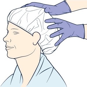 乾洗髮使用說明 帽